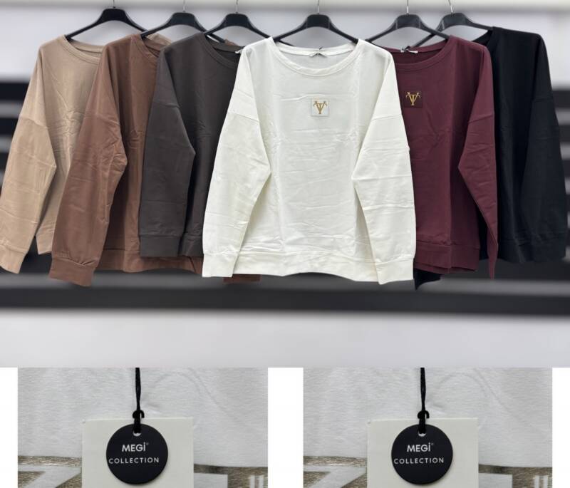 Bluzki damskie Roz S-XL, Mix Kolor Paczka 12 szt